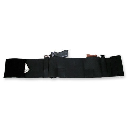 Bulldog Belly Wrap Holster Blk - Medium  Holds 2 Guns & 2 Mags