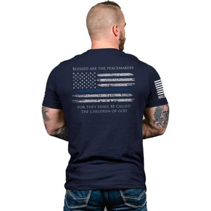 Nine Line Apparel Thin Blue - Line Men's T-shirt Navy X-lrg