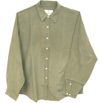 Bg Women's Lg Sleeve Microfibr - Shirt Large Spruce Green<
