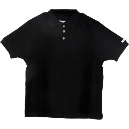 Bg Women's Ss Sleeve Buck Mark - Polo Small Black<