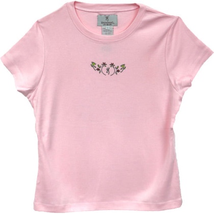 Bg Women's Ss T-shirt Alpine - Flowers Large Blush<