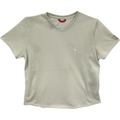 Bg Women's Ss V-neck Perfrmnce - T-shirt Large Sand<